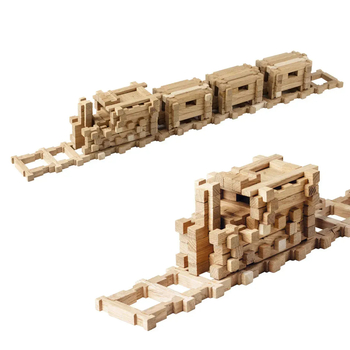 Дерев'яний конструктор Igroteco Вежа, 213 деталей (900330) - Pampik - 4