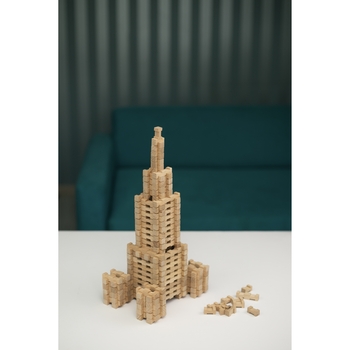 Дерев'яний конструктор Igroteco Фантазія, 240 деталей (900033) - Pampik - 2