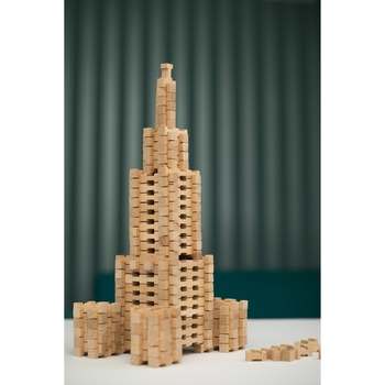 Дерев'яний конструктор Igroteco Фантазія, 240 деталей (900033) - Pampik - 5