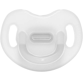 Пустушка Suavinex Colour Essence анатомічна силіконова, 0-6 місяців, прозорий (308087) - Pampik