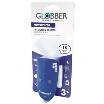 Сигнал звуковий та світловий Globber Mini Buzzer, синій (530-100) - Pampik - 2