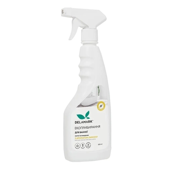 Универсальное средство для мытья ванной комнаты De La Mark с ароматом лимона, 0,5 л - Pampik