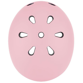 Шолом захисний Globber Evo Lights з ліхтариком, р.XXS-XS (45-51см), пастельний рожевий (506-210) - Pampik - 5