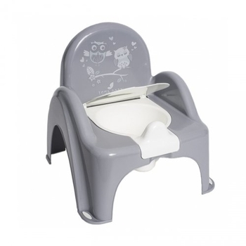 Горщик-стільчик Tega Baby Сова, сірий (SO-010-106) - Pampik