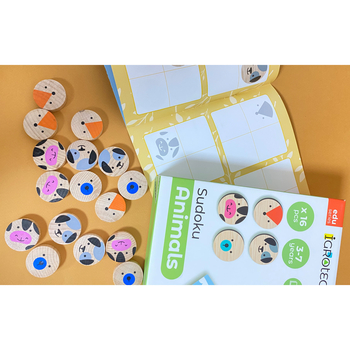 Логічна гра Igroteco Судоку Тварини, 16 ел. (900705) - Pampik - 5