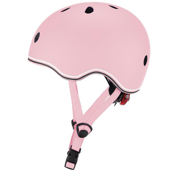 Шолом захисний Globber Evo Lights з ліхтариком, р.XXS-XS (45-51см), пастельний рожевий (506-210) - Pampik