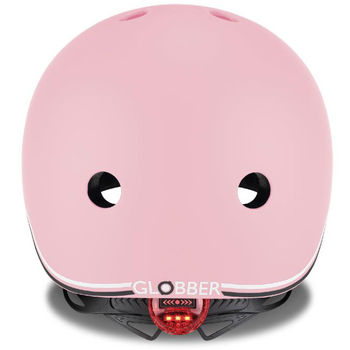 Шолом захисний Globber Evo Lights з ліхтариком, р.XXS-XS (45-51см), пастельний рожевий (506-210) - Pampik - 4