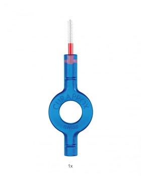 Дорожній набір для догляду за ротовою порожниною Curaprox Travel Set Pink: Розкладна щітка CS5460 Ultra Soft + Зубна паста Be You 10 мл + Йоржики + Тревел-кейс - Pampik - 3