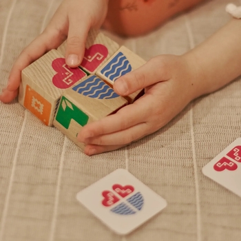 Логічні кубики Igroteco Склади візерунок (900477) - Pampik - 6