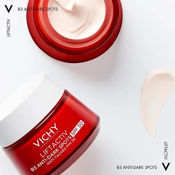 Антивіковий крем для корекції пігментних плям та зморшок Vichy Liftactiv В3 SPF50, 50 мл - Pampik - 4