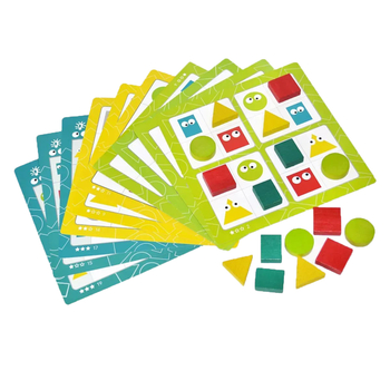 Логічна гра для дітей Igroteco Судоку Геометричні фігури, 16 ел. (900514) - Pampik - 2