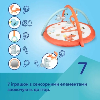 Килимок Canpol babies Fox розвиваючий (75/200) - Pampik - 10