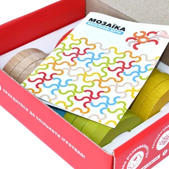 Деревянная игрушка-балансир Igroteco Мозаика Радужные дуги, 24 эл. (900507) - Pampik - 3