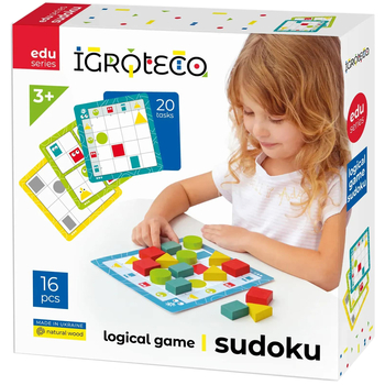Логічна гра для дітей Igroteco Судоку Геометричні фігури, 16 ел. (900514) - Pampik
