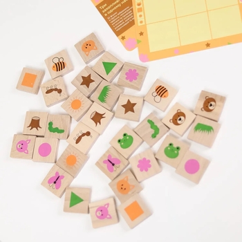 Дерев'яна настільна гра Igroteco Меморі, 32 ел. (900644) - Pampik - 3