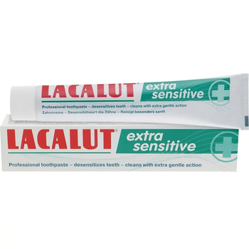 Зубна паста Lacalut Extra Sensitive, 75 мл - Pampik
