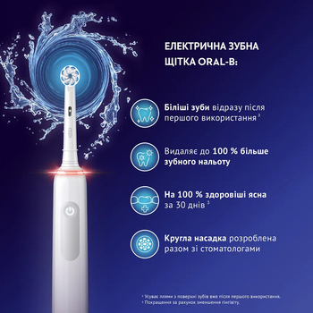 Электрическая зубная щетка Oral-B Pro 3 3500 Sensitive Clean + футляр - Pampik - 3