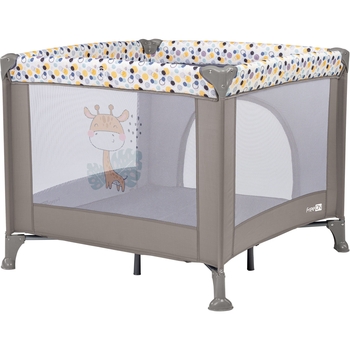 Манеж для ребенка FreeON Square Жираф (80883) - Pampik