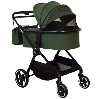 Універсальна коляска 3в1 FreeON Zack, оливковий (81972) - Pampik - 2