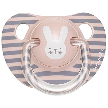 Пустушка анатомічна Suavinex Hygge Затишні історії Зайчика, 6-18 міс., рожевий (306570) - Pampik