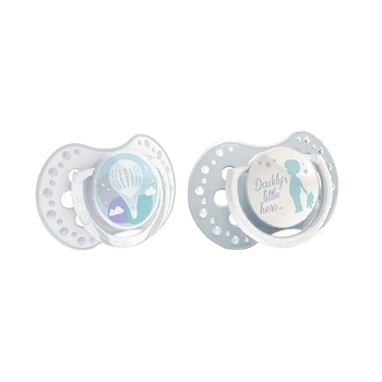 Пустушка силіконова Lovi Praud&Joy, симетрична, 3-6 міс., 2 шт. (22/845boy) - Pampik - 2
