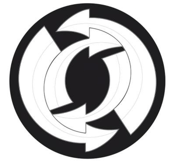 Наклейка на колеса Nikidom Arrows для рюкзаків Roller, Roller XL, 2 шт. (NKD-9212) - Pampik