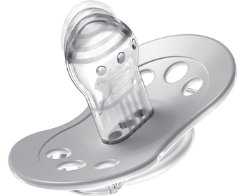 Пустушка силіконова Lovi Retro baby, симетрична, 0-3 міс, 2 шт., рожевий (22/803girl) - Pampik - 5