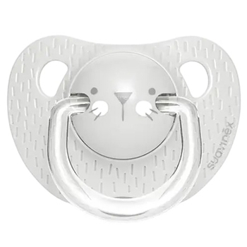 Пустышка анатомическая Suavinex Hygge Уютные истории, 18+ мес., серый (306578) - Pampik
