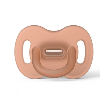 Пустушка силіконова Suavinex, симетрична, 0-6 міс., помаранчевий (307266) - Pampik