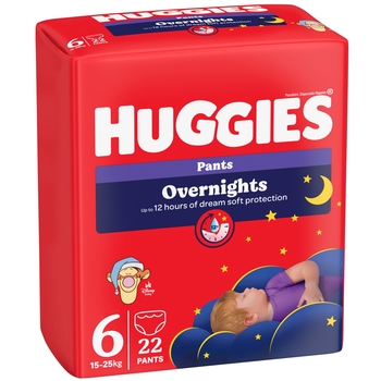 Підгузки-трусики Huggies Overnight 6 (15-25 кг), 88 шт. (4 уп. по 22 шт.) - Pampik - 3