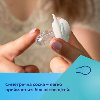 Силиконовая симметричная пустышка Canpol babies Light touch Гуси, 6-18 мес., 2 шт. (22/668) - Pampik - 10