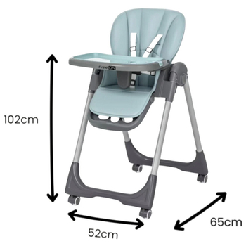 Стільчик для годування FreeON Kai, бірюзовий (82689) - Pampik - 6