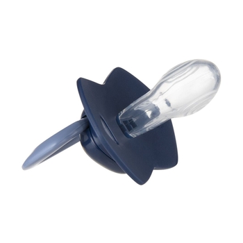 Силиконовая симметричная пустышка Canpol babies Gold, 6-18 мес., 2 шт., голубой (22/665_blu) - Pampik - 4