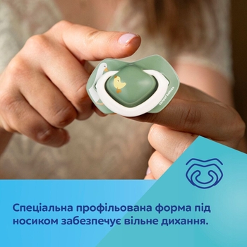 Силиконовая симметричная пустышка Canpol babies Light touch Гуси, 6-18 мес., 2 шт. (22/668) - Pampik - 11
