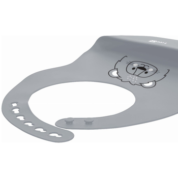 Силіконовий нагрудник FreeON Тварини Lion gray (49430) - Pampik - 2