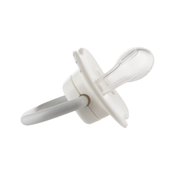 Силиконовая симметричная пустышка Canpol babies BabiesBoo, 6-18 мес., 2 шт., белый (34/928_whi) - Pampik - 3