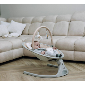 Гойдалка дитяча 2 в 1 FreeON Elite Swing beige (84904) - Pampik - 9