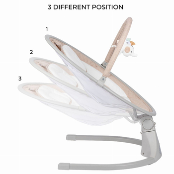 Гойдалка дитяча 2 в 1 FreeON Elite Swing beige (84904) - Pampik - 8