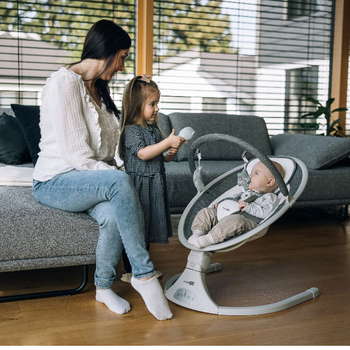 Гойдалка дитяча FreeON Elite Swing grey (84898) - Pampik - 12