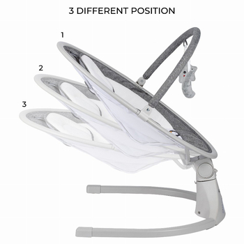 Гойдалка дитяча FreeON Elite Swing grey (84898) - Pampik - 6