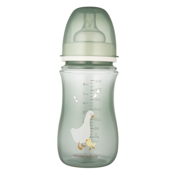 Пляшечка Canpol babies Easystart Гуси антиколікова з широким отвором, 240 мл (35/245) - Pampik