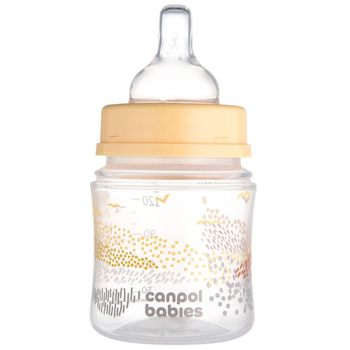 Пляшечка Canpol babies Easystart Mountains антиколікова з широким отвором, 120 мл, бежевий (35/242_bei) - Pampik - 2