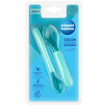 Ложки Canpol babies магічні, 2 шт., бірюзовий (9/581_tur) - Pampik - 3