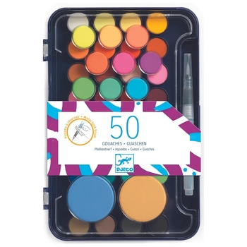 Набір фарб Djeco Палітра художника (DJ09784) - Pampik