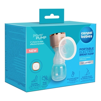 Молоковідсмоктувач портативний електричний Canpol babies PowerPump (20/107) - Pampik - 5