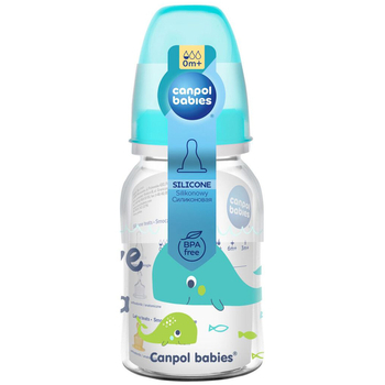 Пляшечка Canpol babies PP Love&Sea, 120 мл, бірюзовий (59/300_tur) - Pampik - 2