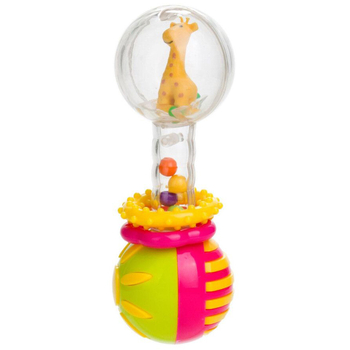 Погремушка Canpol babies Прозрачный шар Жираф (2/457_yel) - Pampik