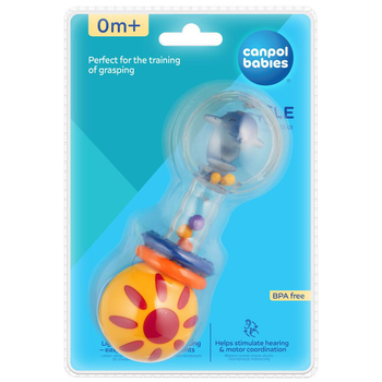 Погремушка Canpol babies Прозрачный шар Дельфин (2/457_blu) - Pampik - 2