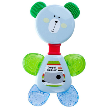 Брязкальце-прорізувач Canpol babies Ведмедик, блакитний (56/139_blu) - Pampik