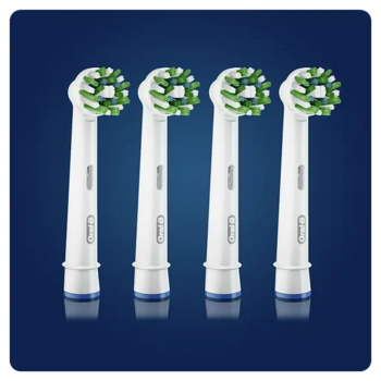 Змінні насадки для зубної щітки Oral -B Cross Action, 4 шт. - Pampik - 5